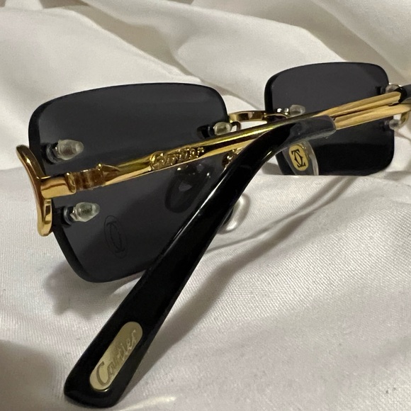 COPY - COPY - Big C Black Cartier Glasses - Picture 2 of 10